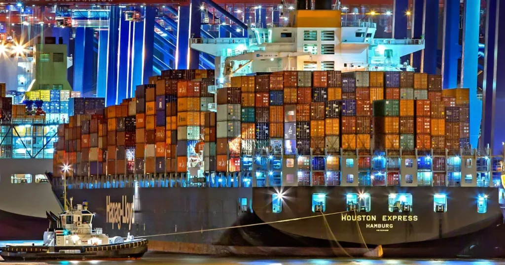 a container ship is one option for shipping to import a JDM vehicle