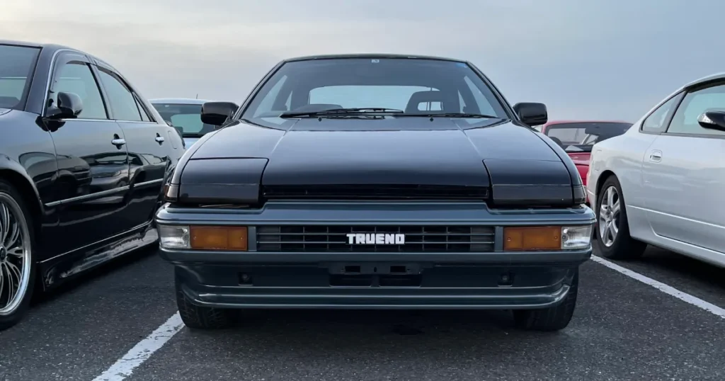 a retro Toyota Sprinter Trueno